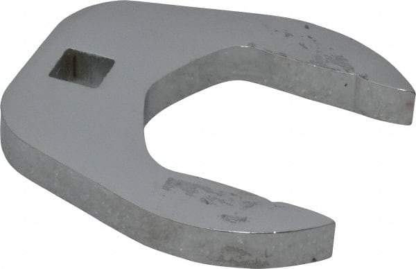 Proto - 1-5/8" 3/8" Drive Chrome Open End Crowfoot Wrench - 2.72" Head Diam x 0.38" Head Thickness - Apex Tool & Supply