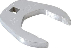 Proto - 1-11/16" 3/8" Drive Chrome Open End Crowfoot Wrench - 2.72" Head Diam x 0.38" Head Thickness - Apex Tool & Supply