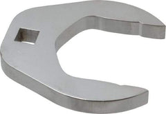 Proto - 1-3/4" 3/8" Drive Chrome Open End Crowfoot Wrench - 2.9" Head Diam x 0.38" Head Thickness - Apex Tool & Supply