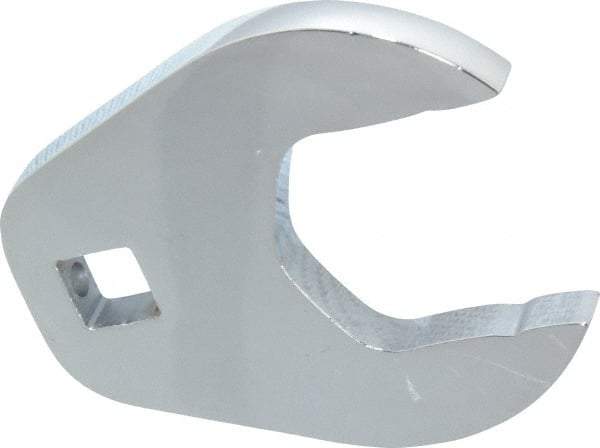 Proto - 1-1/2" 1/2" Drive Full Polish Chrome Open End Crowfoot Wrench - 2-31/32" Head Diam x 3/8" Head Thickness, 2-31/32" OAL - Apex Tool & Supply