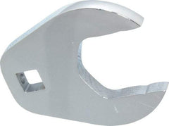 Proto - 1-1/2" 1/2" Drive Full Polish Chrome Open End Crowfoot Wrench - 2-31/32" Head Diam x 3/8" Head Thickness, 2-31/32" OAL - Apex Tool & Supply