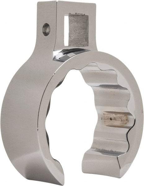 Proto - 1-5/8" 12 Point 1/2" Drive Full Polish Chrome Flare Nut Crowfoot Wrench - 2-7/32" Head Diam x 15/16" Head Thickness, 2.94" OAL - Apex Tool & Supply