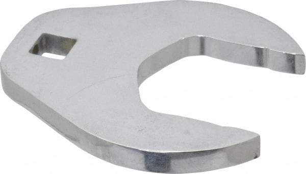 Proto - 1-3/4" 1/2" Drive Full Polish Chrome Open End Crowfoot Wrench - 3-15/32" Head Diam x 1/2" Head Thickness, 3-31/64" OAL - Apex Tool & Supply