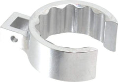 Proto - 1-3/4" 12 Point 1/2" Drive Full Polish Chrome Flare Nut Crowfoot Wrench - 2-3/8" Head Diam x 1" Head Thickness, 3.06" OAL - Apex Tool & Supply