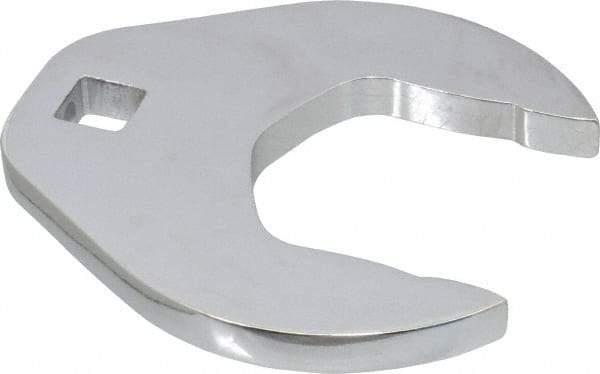 Proto - 1-7/8" 12 Point 1/2" Drive Full Polish Chrome Open End Crowfoot Wrench - 3-23/32" Head Diam x 1/2" Head Thickness, 3-19/32" OAL - Apex Tool & Supply