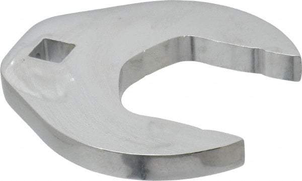Proto - 2" 1/2" Drive Full Polish Chrome Open End Crowfoot Wrench - 3-29/32" Head Diam x 1/2" Head Thickness, 3-63/64" OAL - Apex Tool & Supply