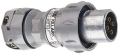 Hubbell Killark - 3 Pole, 3 Pin Cofiguration, NEMA 4X, 30 Amp Plug - 250 VDC, 600 VAC, Self Grounding - Apex Tool & Supply