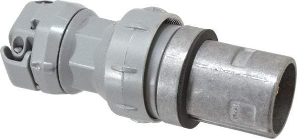Hubbell Killark - 4 Pole, 3 Pin Cofiguration, NEMA 4X, 60 Amp Plug - 250 VDC, 600 VAC, Self Grounding - Apex Tool & Supply
