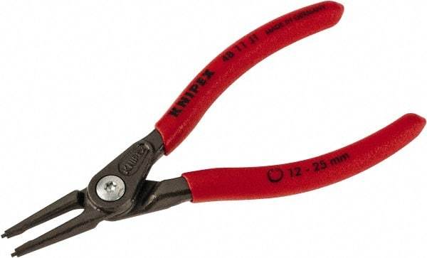 Rotor Clip - DHO Internal Retaining Ring Pliers - 5-1/2" OAL - Apex Tool & Supply