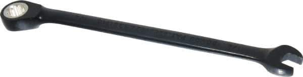 Proto - 1/4" 12 Point Combination Wrench - 15° Head Angle, 5" OAL, Steel, Black Chrome Finish - Apex Tool & Supply
