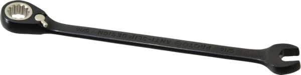 Proto - 5/16" 12 Point Combination Wrench - 15° Head Angle, 5-1/2" OAL, Steel, Black Chrome Finish - Apex Tool & Supply