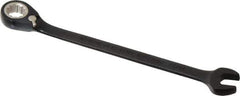 Proto - 11/32" 12 Point Combination Wrench - 15° Head Angle, 5-15/16" OAL, Steel, Black Chrome Finish - Apex Tool & Supply