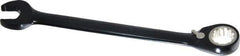 Proto - 9/16" 12 Point Combination Wrench - 15° Head Angle, 7-1/2" OAL, Steel, Black Chrome Finish - Apex Tool & Supply