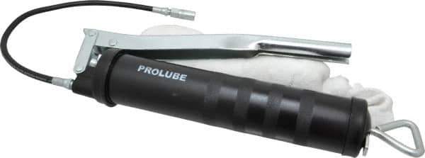 PRO-LUBE - 6,000 Max psi, Lever Grease Gun - 14 oz Capacity, 1/8 Thread Outlet - Apex Tool & Supply