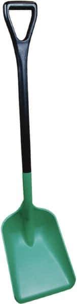 Remco - 13-7/8" High Square Plastic Shovel - 30-7/8" Long D-Grip Handle - Apex Tool & Supply