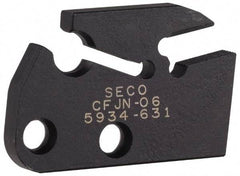 Seco - 0.197" Blade Width, 7.02" OAL, Single End Indexable Cut-Off Blade - 0.866" Max Depth of Cut, CFJN Blade, MDT Series - Apex Tool & Supply