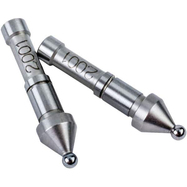 Mitutoyo - Micrometer Anvil Set - Use with Gear Tooth Micrometers - Apex Tool & Supply