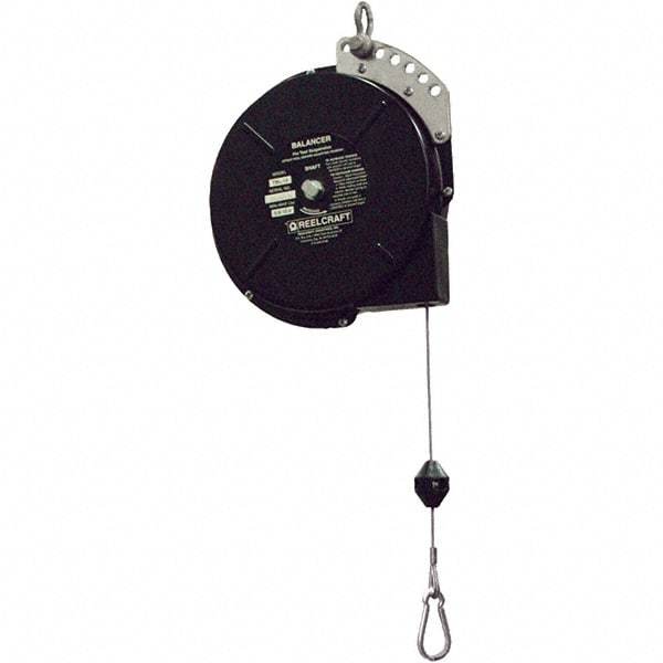 Reelcraft - 23 Lb Load Capacity, 8' Travel Distance, Tool Balancer - Steel Cable, Steel Housing, Tension Adjustment, Locking Mechanism - Apex Tool & Supply