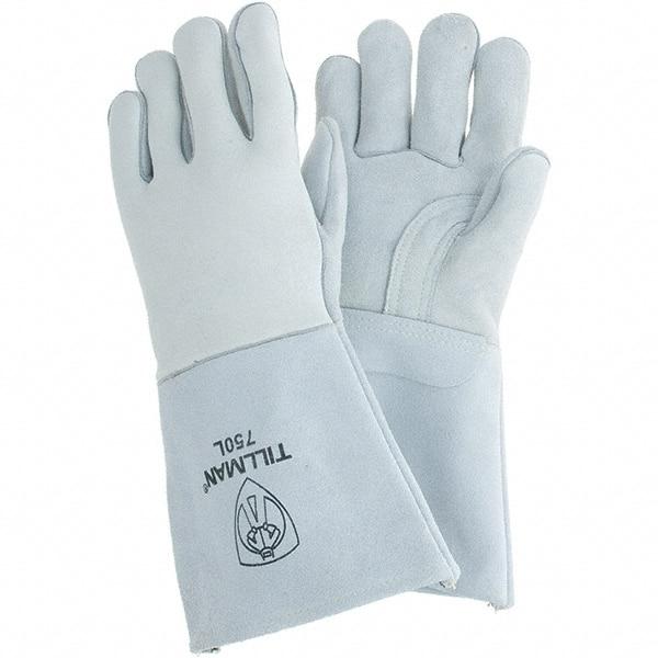 TILLMAN - Welder's & Heat Protective Gloves - MP (L) TOP GRAIN ELSKIN WELDER GLOVES JT - Apex Tool & Supply