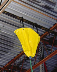 UltraTech - 18" Diam, Square Pipe Leak Diverter - 1.5' Long x 1.5' Wide x 10 mil Thick, Yellow - Apex Tool & Supply