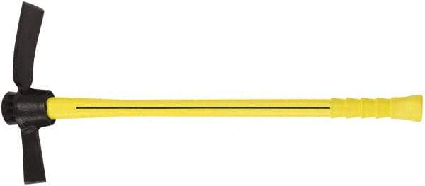 NUPLA - 5 Lb Head Cutter Mattock - 36" OAL, Fiberglass - Apex Tool & Supply