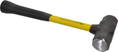 NUPLA - 3 Lb Head, 14" Long Sledge Hammer - Steel Head, 4-3/4" Long Head, Fiberglass Handle - Apex Tool & Supply