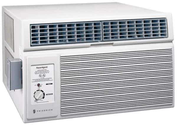 Friedrich - 14,500/14,000 BTU, 230/208 Volt Window Air Conditioner - 6.9/7.4 Amp Rating, 9.7 EER Rating, 15 Min Circuit Amperage, 25" Wide x 27-3/8" Deep x 15" High - Apex Tool & Supply