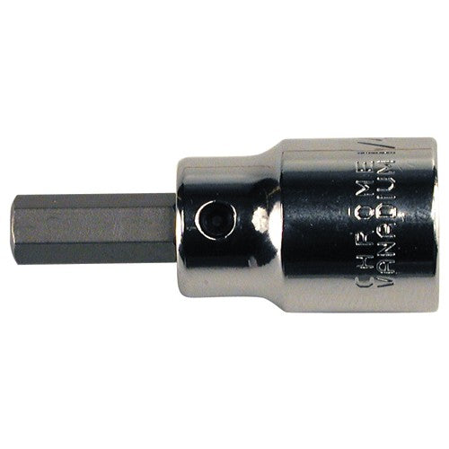 Hex Metric Bit Socket 3/8″ Square Drive with 1/4″ Replaceable Hex Bit 10 mm × 42 mm Overall Length - Apex Tool & Supply