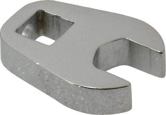Proto - 12mm 3/8" Drive Chrome Crowfoot Wrench - 1-3/32" Head Diam x 1/4" Head Thickness, 1-15/32" OAL - Apex Tool & Supply