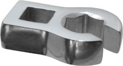 Proto - 12mm 6 Point 3/8" Drive Chrome Flare Nut Crowfoot Wrench - 1-3/32" Head Diam x 1/4" Head Thickness, 1-1/2" OAL - Apex Tool & Supply