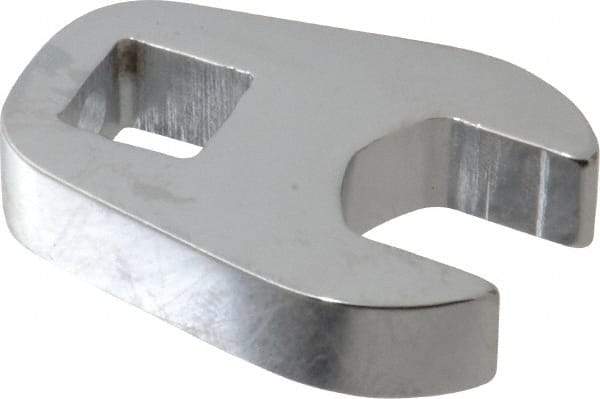Proto - 13mm 3/8" Drive Chrome Crowfoot Wrench - 1-3/32" Head Diam x 1/4" Head Thickness, 1-1/2" OAL - Apex Tool & Supply