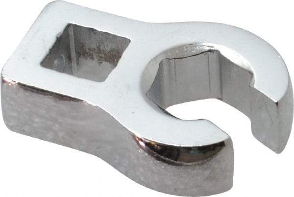 Proto - 13mm 6 Point 3/8" Drive Chrome Flare Nut Crowfoot Wrench - 1-3/32" Head Diam x 1/4" Head Thickness, 1-9/16" OAL - Apex Tool & Supply