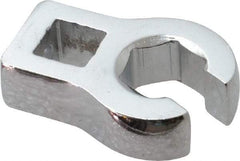 Proto - 13mm 6 Point 3/8" Drive Chrome Flare Nut Crowfoot Wrench - 1-3/32" Head Diam x 1/4" Head Thickness, 1-9/16" OAL - Apex Tool & Supply