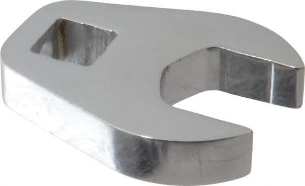Proto - 16mm 3/8" Drive Chrome Crowfoot Wrench - 1-11/32" Head Diam x 1/4" Head Thickness, 1-21/32" OAL - Apex Tool & Supply