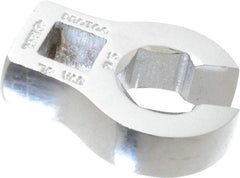 Proto - 9/16" 6 Point 3/8" Drive Chrome Flare Nut Crowfoot Wrench - 1-1/4" Head Diam x 1/4" Head Thickness, 1.63" OAL - Apex Tool & Supply