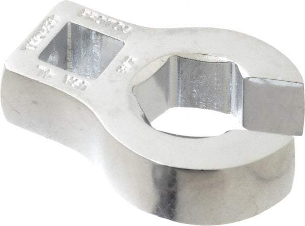 Proto - 5/8" 6 Point 3/8" Drive Chrome Flare Nut Crowfoot Wrench - 1-11/32" Head Diam x 1/4" Head Thickness, 1-3/4" OAL - Apex Tool & Supply