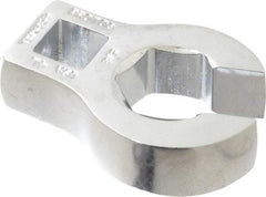 Proto - 5/8" 6 Point 3/8" Drive Chrome Flare Nut Crowfoot Wrench - 1-11/32" Head Diam x 1/4" Head Thickness, 1-3/4" OAL - Apex Tool & Supply