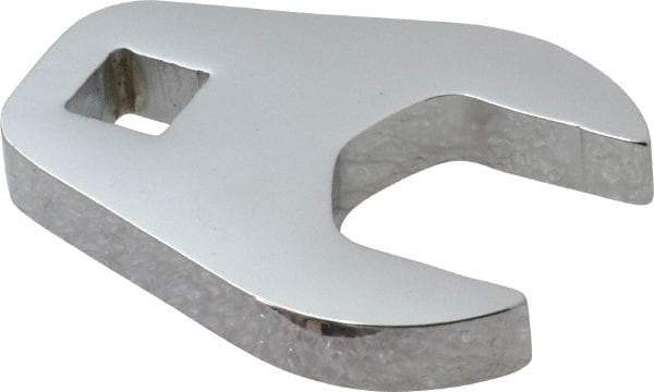 Proto - 22mm 3/8" Drive Chrome Crowfoot Wrench - 1-23/32" Head Diam x 1/4" Head Thickness, 2-7/32" OAL - Apex Tool & Supply