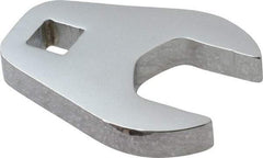 Proto - 22mm 3/8" Drive Chrome Crowfoot Wrench - 1-23/32" Head Diam x 1/4" Head Thickness, 2-7/32" OAL - Apex Tool & Supply