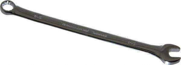 Proto - 1/4" Offset Combination Wrench - 15° Offset Angle, 4-29/32" OAL, Steel, Chrome Finish - Apex Tool & Supply