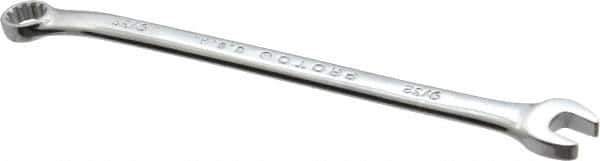 Proto - 9/32" Offset Combination Wrench - 15° Offset Angle, 5-5/32" OAL, Steel, Chrome Finish - Apex Tool & Supply