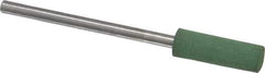 Value Collection - 5mm Max Diam x 15mm Long, Cylinder, Rubberized Point - Fine Grade, Ceramic, Mounted - Apex Tool & Supply