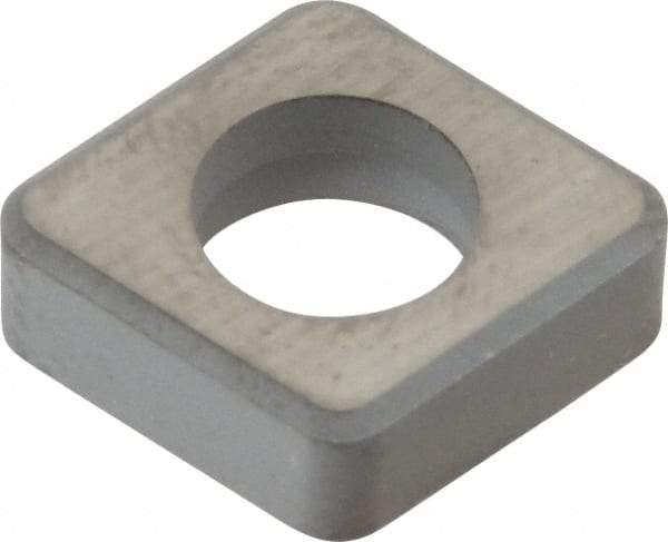 Kennametal - 1/2" Inscribed Circle, Diamond (Shape) Turning Shim for Indexables - Ceramic, 0.187" Thick, Negative Rake - Apex Tool & Supply