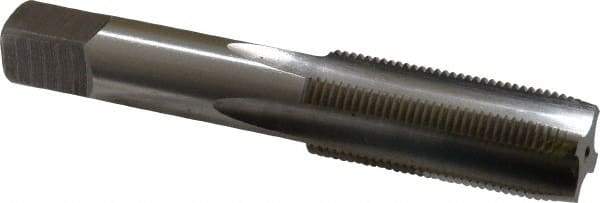 Cleveland - M20x1.50 Metric Fine 4 Flute Bright Finish High Speed Steel Straight Flute Standard Hand Tap - Plug, Right Hand Thread, 4.469" OAL, 50.8mm Thread Length, D6 Limit, Oversize - Apex Tool & Supply