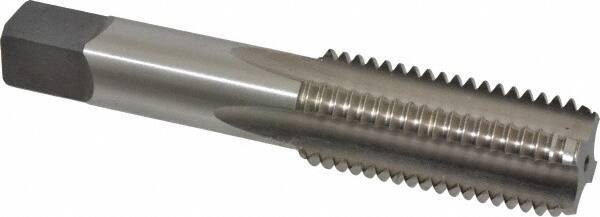 Cleveland - M24x3.00 Metric Coarse 6H 4 Flute Bright Finish High Speed Steel Straight Flute Standard Hand Tap - Bottoming, Right Hand Thread, 4.906" OAL, 2.22" Thread Length, D8 Limit, Oversize - Apex Tool & Supply