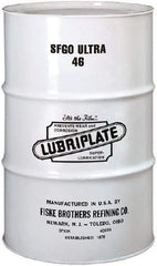 Lubriplate - 55 Gal Drum, ISO 46, SAE 20, Air Compressor Oil - 5°F to 380°, 220 Viscosity (SUS) at 100°F, 52 Viscosity (SUS) at 210°F - Apex Tool & Supply
