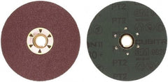 3M - 4-1/2" Diam 5/8-11 Threaded Hole 80 Grit Fiber Disc - Medium Grade, Ceramic, 13,300 Max RPM, Series 982C - Apex Tool & Supply