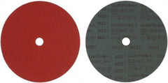 3M - 9-1/8" Diam 7/8" Hole 60 Grit Fiber Disc - Medium Grade, Ceramic, 6,600 Max RPM, Series 987C - Apex Tool & Supply