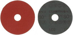 3M - 4-1/2" Diam 7/8" Hole 80 Grit Fiber Disc - Medium Grade, Ceramic, 13,300 Max RPM, Series 987C - Apex Tool & Supply