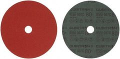 3M - 7" Diam 7/8" Hole 80 Grit Fiber Disc - Medium Grade, Ceramic, 8,600 Max RPM, Series 987C - Apex Tool & Supply